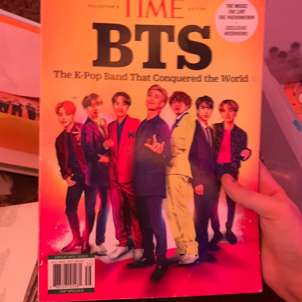 BTS TIME magazine from 2019